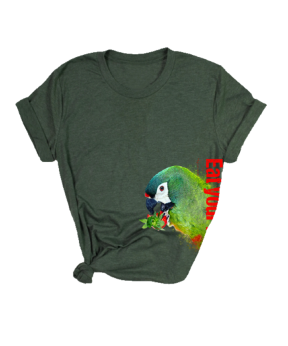 Ara maracana *eat your fruit* papegaaien shirt