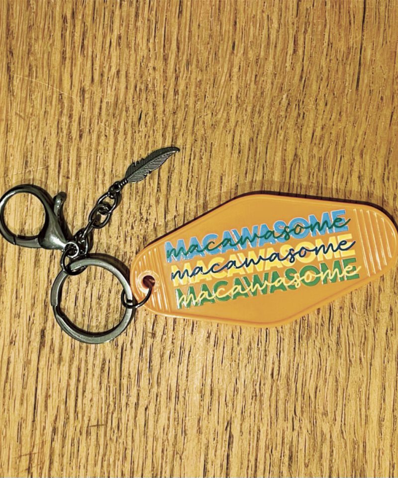 Hotel sleutelhanger ‘Macawsome’