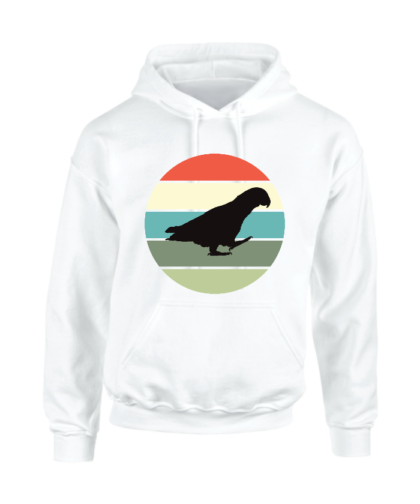 Sunset grijze roodstaart hoodie