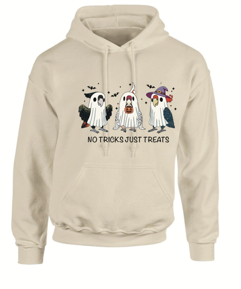 Halloween kaketoe hoodie zand