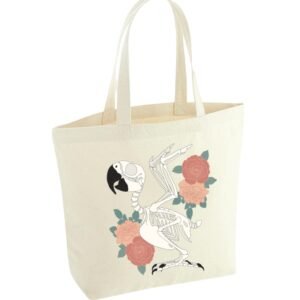 Alternative view of Maxi Tote bag papegaai skelet