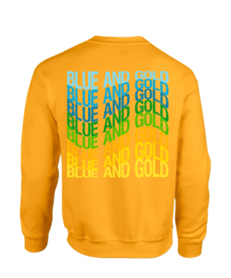 Blue and Gold sweater