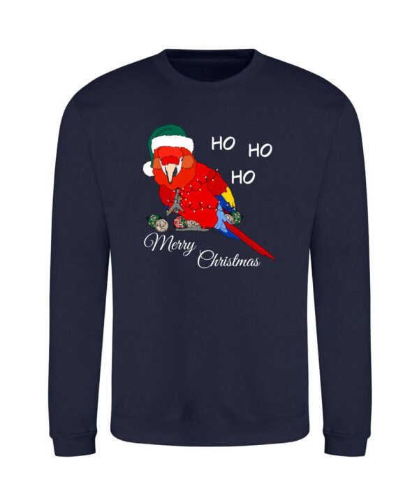 Kerst geelvleugel ara sweater