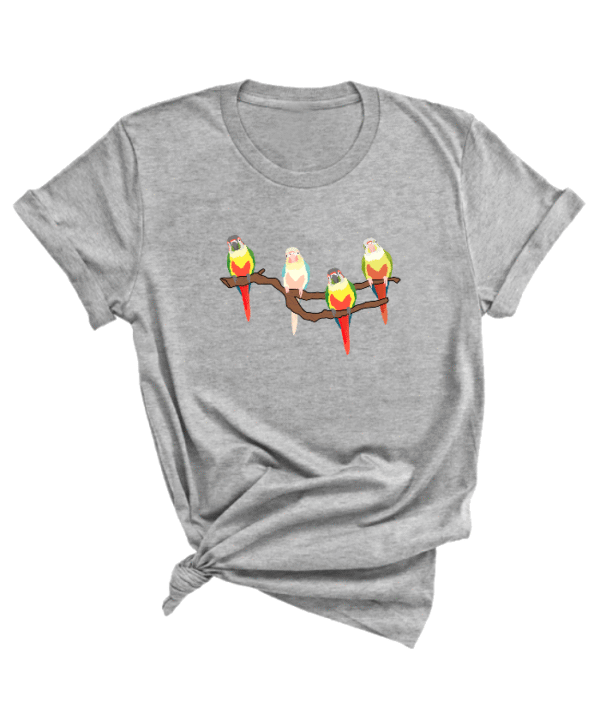 Gepersonaliseerde conure pyrrhura shirt - Afbeelding 9
