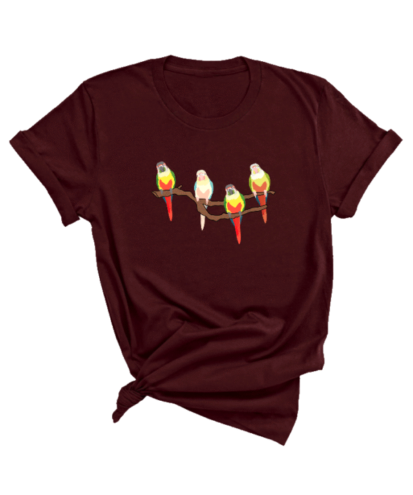 Gepersonaliseerde conure pyrrhura shirt - Afbeelding 6