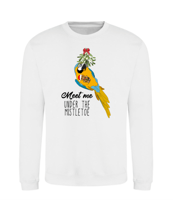 Kerst blauwgele ara sweater - Afbeelding 9