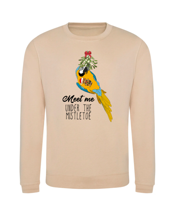 Kerst blauwgele ara sweater - Afbeelding 7