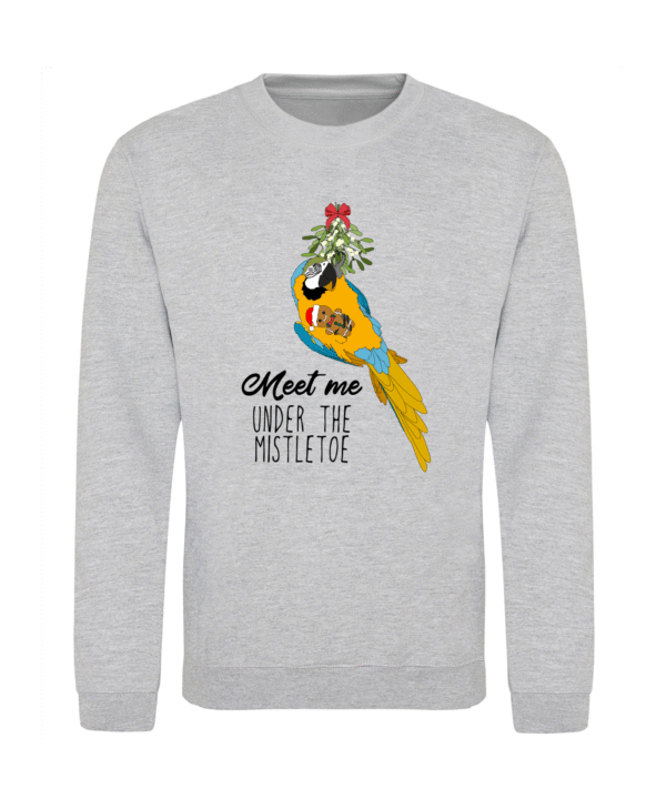 Kerst blauwgele ara sweater - Afbeelding 6