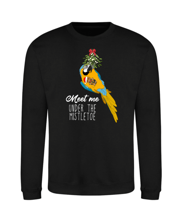 Kerst blauwgele ara sweater - Afbeelding 5