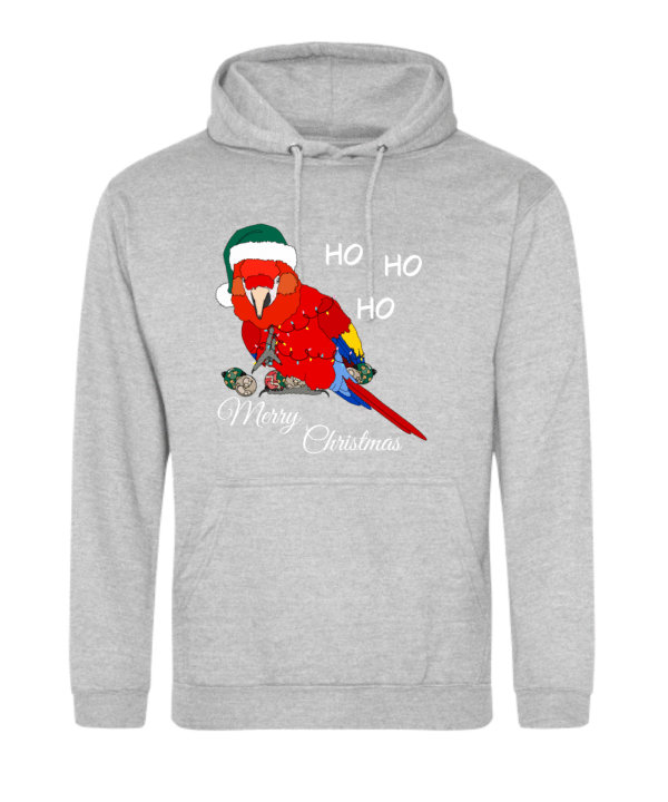 Kerst geelvleugel ara hoodie