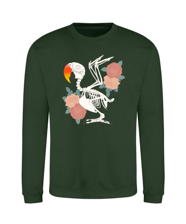 Edel papegaai skelet sweater - Afbeelding 4