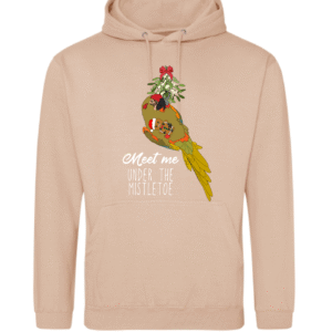 Kerst roodoor ara hoodie zand