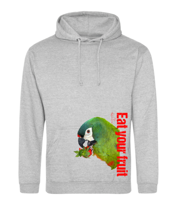 Ara maracana *eat your fruit* hoodie - Afbeelding 5