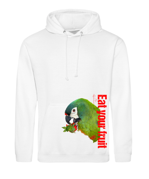 Ara maracana *eat your fruit* hoodie - Afbeelding 6