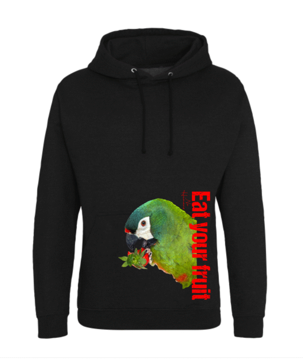 Ara maracana *eat your fruit* hoodie - Afbeelding 7