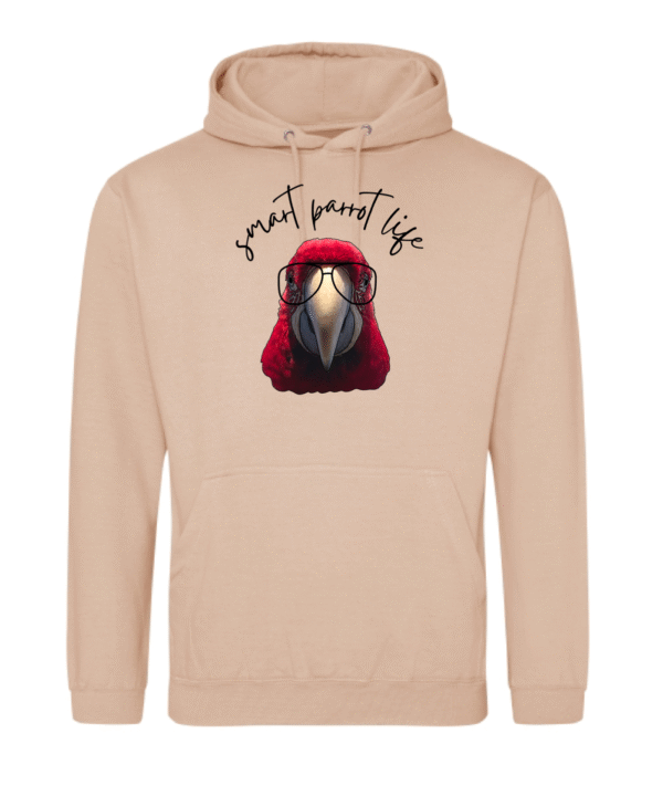Smart parrot life groenvleugel hoodie - Afbeelding 5