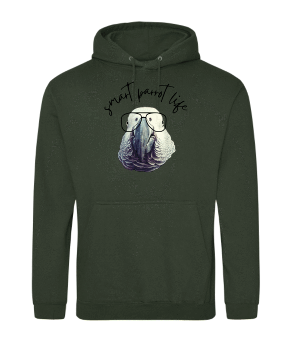 Smart parrot life grijze roodstaart hoodie - Afbeelding 9