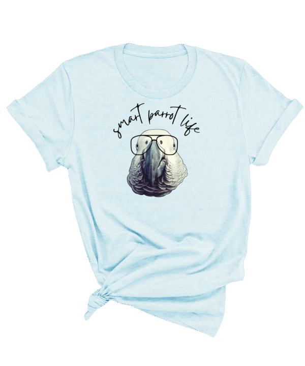 Smart parrot life grijze roodstaart shirt - Afbeelding 4