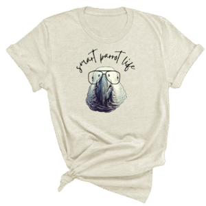 Smart parrot life grijze roodstaart shirt