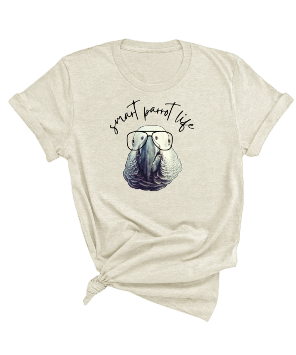 Smart parrot life grijze roodstaart shirt