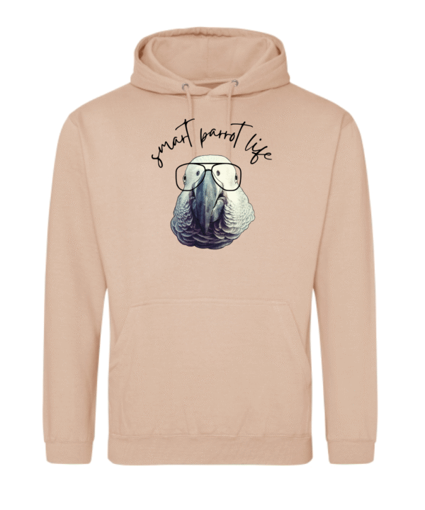 Smart parrot life grijze roodstaart hoodie