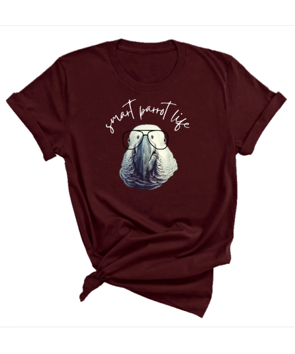Smart parrot life grijze roodstaart shirt - Afbeelding 5