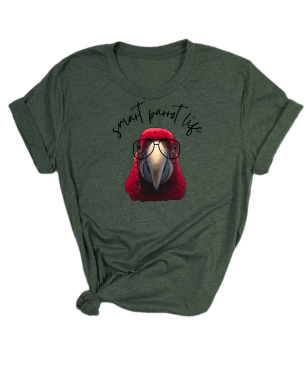 Smart parrot life groenvleugel shirt - Afbeelding 5