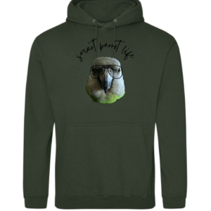 Smart parrot life bonte boertje hoodie