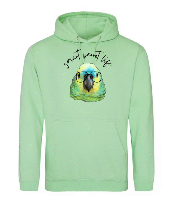 Smart parrot life amazone hoodie - Afbeelding 4