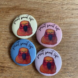 Smart parrot life zonparkiet button