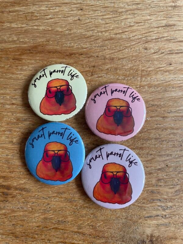 Smart parrot life zonparkiet button
