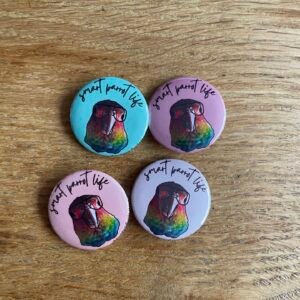 Smart parrot life pyrrhura button