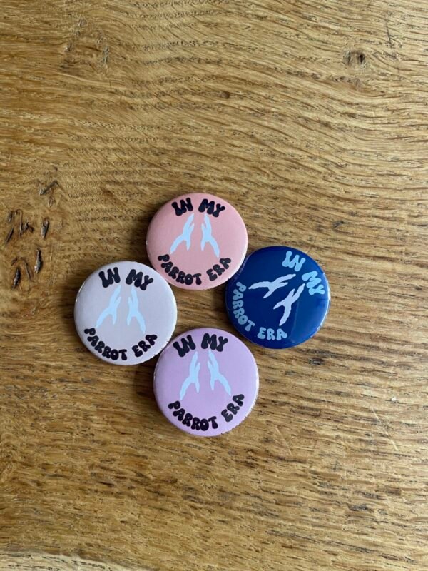 In my parrot era button