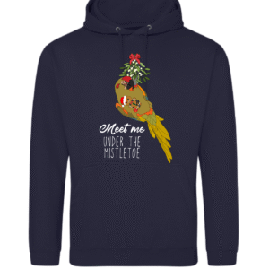 Kerst roodoor ara hoodie marine
