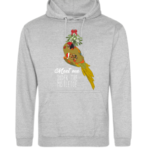 Kerst roodoor ara hoodie heather grey