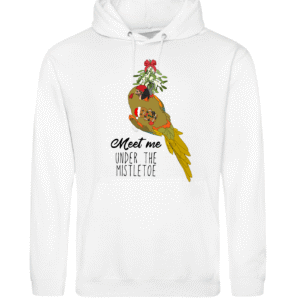 Kerst roodoor ara hoodie wit