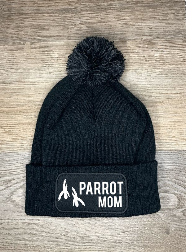 Parrot Mom Muts zwart