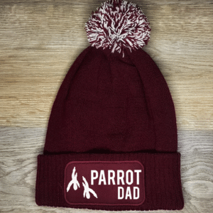 Parrot dad muts burgundy