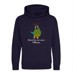 Kerst ara maracana kinder hoodie marine
