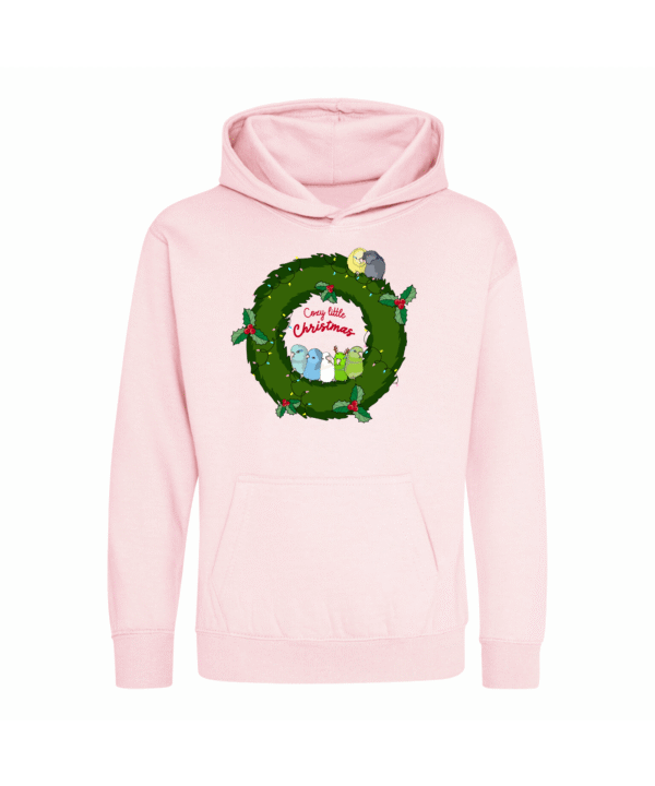 Kerst forpus kinder hoodie baby pink