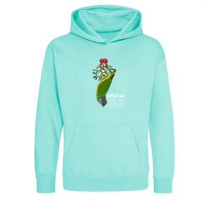 Kerst bonte boer kinder hoodie peppermint