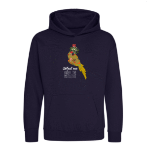 Kerst roodoor ara kinder hoodie Marine
