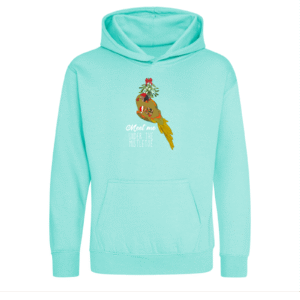 Kerst roodoor ara kinder hoodie peppermint