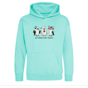 Spooky kaketoe kinder hoodie Peppermint
