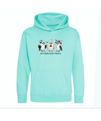 Spooky kaketoe kinder hoodie Peppermint