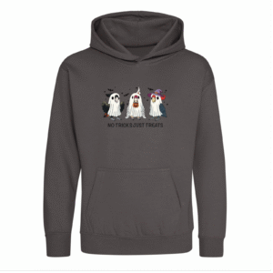 Spooky kaketoe kinder hoodie heather grey