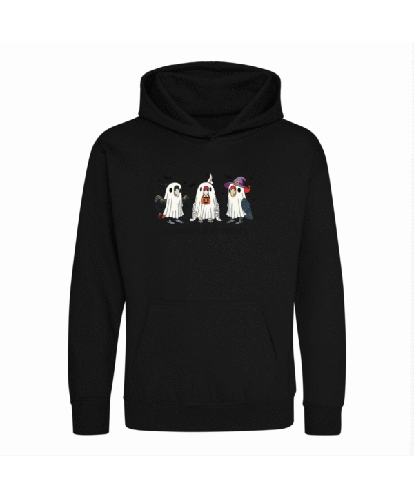 Spooky kaketoe kinder hoodie zwart