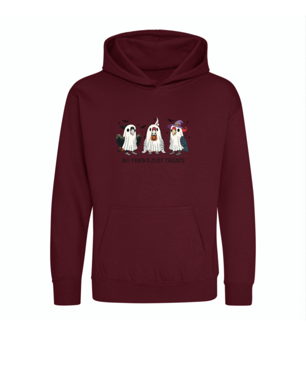 Spooky kaketoe kinder hoodie burgundy
