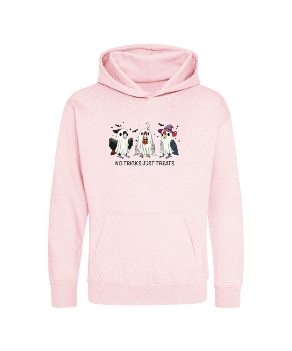 Spooky kaketoe kinder hoodie baby pink