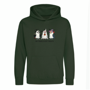 Spooky kaketoe kinder hoodie bos groen